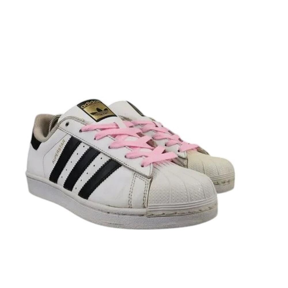 Adidas Shoes Kids 7 Sneakers Superstar Lifestyle Classic White Black Casual Low
